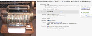 2. Top Cash Register Sold for $910. on eBay