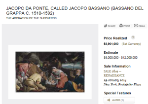 Jacopo da Ponte, called Jacopo Bassano