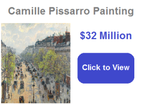 Le Boulevard Montmartre, Matinée De Printemps by Camille Pissarro Sold for $31,747,873.