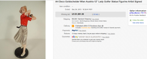 4. Top Figurine Sold for $1,681. on eBay