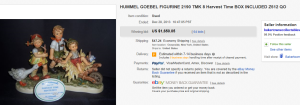 5. Top Figurine Sold for $1,650.05. on eBay