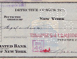 Cheque that Bought the Rights to Superman