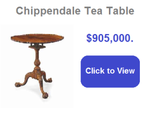 ChippendaleTea Table Collects $905,000