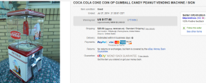 6 Coca Cola Ice Cold Sold for $177.50