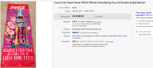 1993 Coca-Cola Super Bowl XXVIII Official Advertising