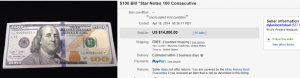 1. Top Currency Sold for $14,000. on eBay