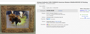 2. Top Art (Painting) Sold for $30,100. on eBay