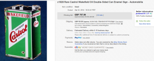2. Top Can Sold for $1,323.85. on eBay