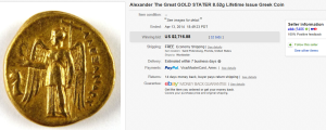 4. Top Ancient Coins Sold for $2,716.88. on eBay