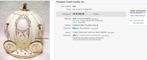 4. Top Cookie Jars Sold for $1,290. on eBay