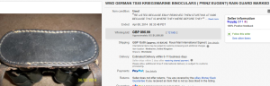 4. Top Binocular Sold for $1,508.98. on eBay
