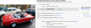 5. Top Car Sold for $26,100. on eBay