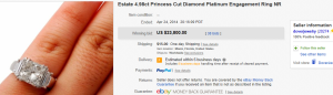 5. Top Diamonds & Jewelry Sold for $23,800. on eBay