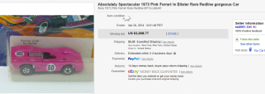 1. Most Expensive Hot Wheel Sold for $3,008.77. on eBay