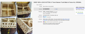 3. Top Furniture Sold for $6,599. on eBay