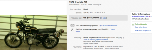 1. Most Expensive Motorcycle Sold for $145,200. on eBay