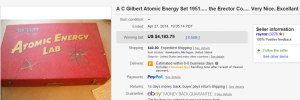 1. Top Toy Sold for $4,183.75. on eBay 