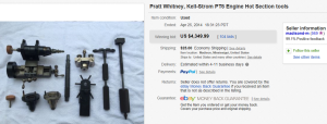 1. Top Tool Sold for $4,349.99. on eBay