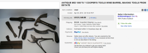 2. Top Tool Sold for $1,148. on eBay