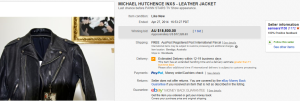 3. Most Expensive Memorabilia Sold for $17,320.63. on eBay