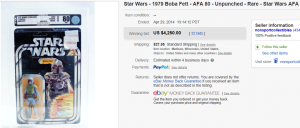 3. Top Star War Sold for $4,250. on eBay
