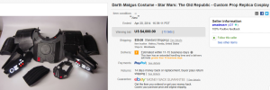 4. Top Star War Sold for $4,000. on eBay