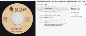 4. Top Record Sold for $.3,427 on eBay
