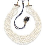Five Strand Natural Pearls $1.7 Million