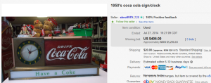 Coca Cola Have And Coke Clock