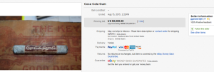 1903-1905 Coca Cola Gum