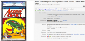 1. Top Comic Book Sold for $3,207,852. on eBay