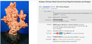 1. Top Figurine Sold for $10,102. on eBay