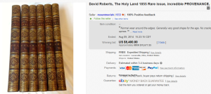 1. Top Book, Map and Magazine Sold for $5,400. on eBay