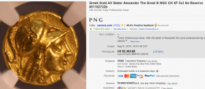Top Ancient Coins Sold for $3,150. on eBay