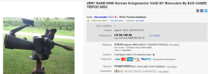 1. Top Binocular Sold for $5,100. on eBay