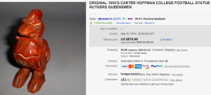 3. Top Bobble Head Sold for $676.66. on eBay