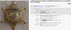 3. Top Badge Sold for $2,051.67. on eBay