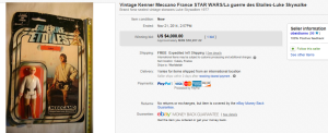 3. Top Star War Sold for $4,000. on eBay