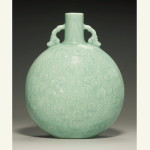 Finely Carved Celadon-Glazed Moon Flask Fetches $2 Million