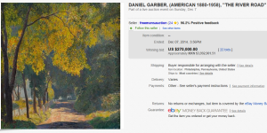 3. Top Art (Painting) Sold for $270,000. on eBay
