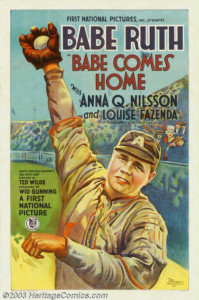 1927 Babe Comes Home Poster $138,000.