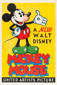1932 Mickey Mouse Stock Poster $28,680.