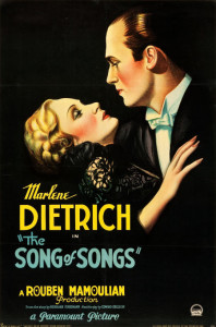 1933 The Song of Songs Poster $28,680.