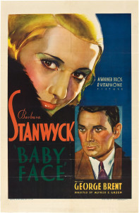 1933 Baby Face Poster $23,900.