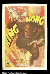 1933 King Kong Poster $78,200.