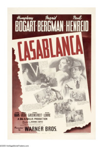 1942 Casablanca Poster $20,700.