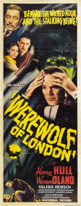 1935 Werewolf of London Poster $59,750.