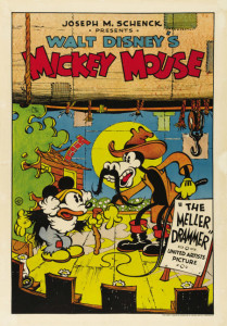 1933 Mickey's Mellerdrammer Poster $38,837.50