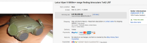Leica Viper II 6000m+ Range Finding Binoculars