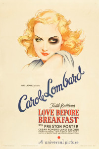 1936 Love Before Breakfast Poster $19,120.